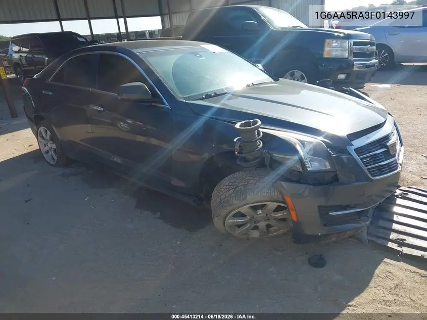 2015 Cadillac Ats Standard VIN: 1G6AA5RA3F0143997 Lot: 45413214