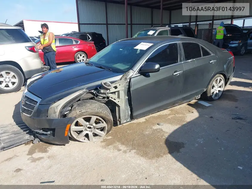 2015 Cadillac Ats Standard VIN: 1G6AA5RA3F0143997 Lot: 45413214