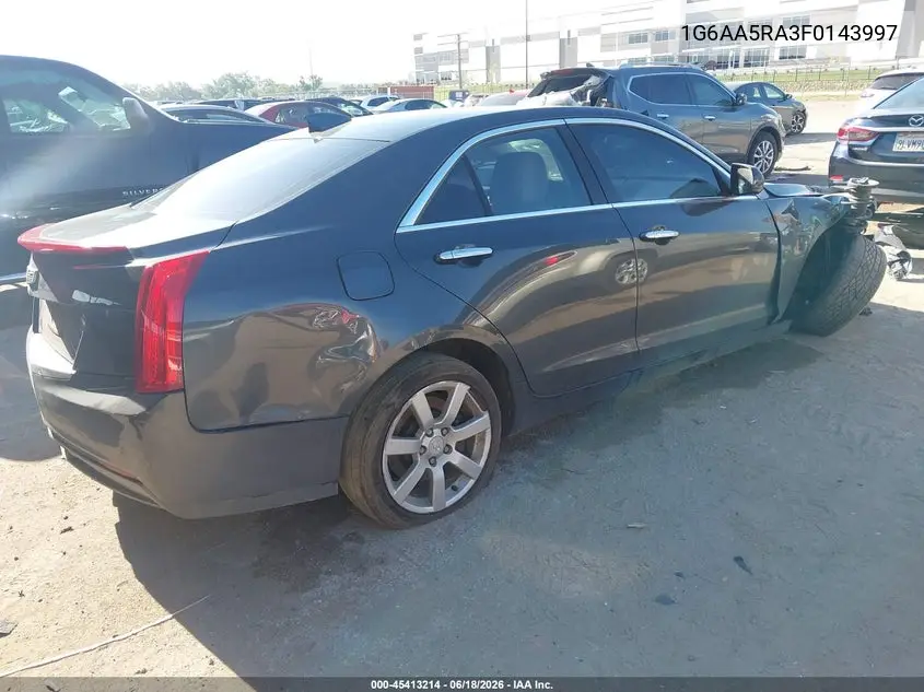 2015 Cadillac Ats Standard VIN: 1G6AA5RA3F0143997 Lot: 45413214
