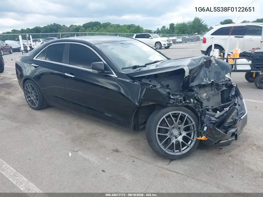 2015 Cadillac Ats Premium VIN: 1G6AL5S38F0122651 Lot: 45417172