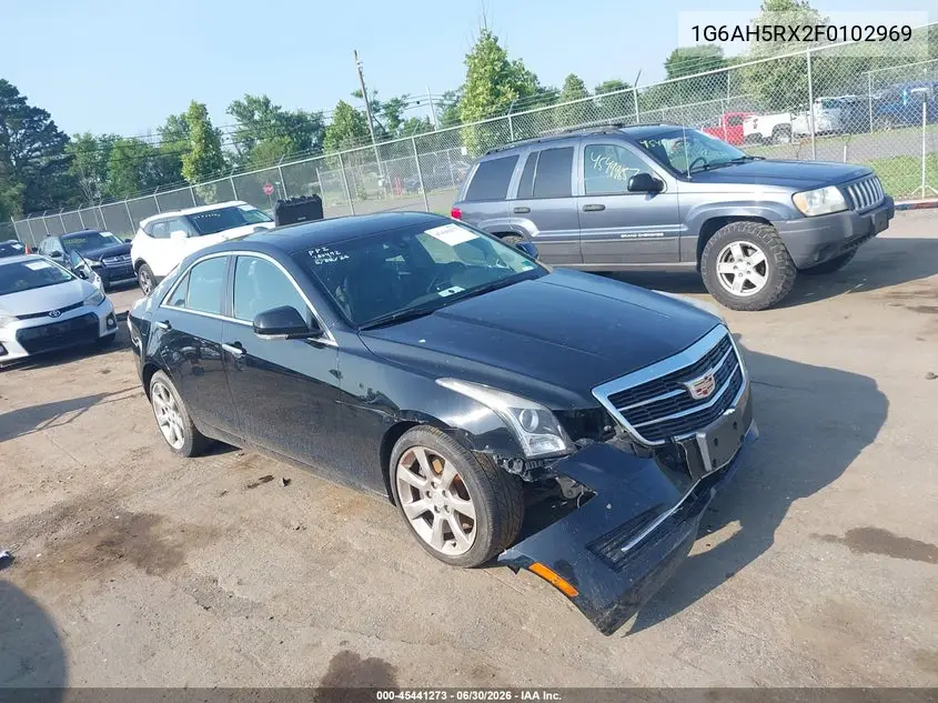 2015 Cadillac Ats Luxury VIN: 1G6AH5RX2F0102969 Lot: 45441273