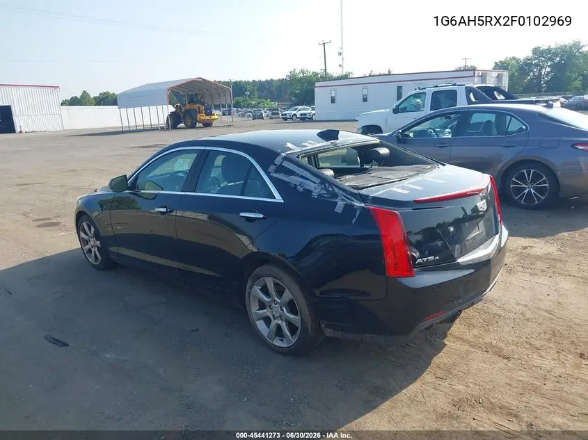 2015 Cadillac Ats Luxury VIN: 1G6AH5RX2F0102969 Lot: 45441273