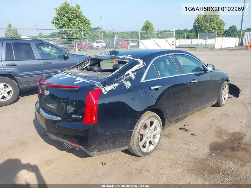 2015 Cadillac Ats Luxury VIN: 1G6AH5RX2F0102969 Lot: 45441273