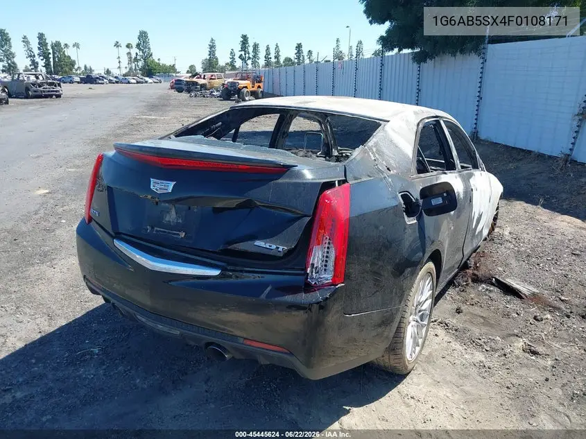 2015 Cadillac Ats Luxury VIN: 1G6AB5SX4F0108171 Lot: 45445624