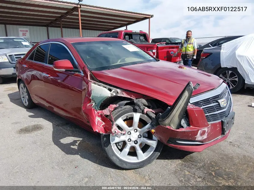 2015 Cadillac Ats Luxury VIN: 1G6AB5RXXF0122517 Lot: 45461750