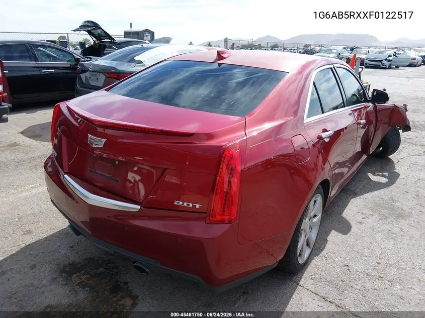 2015 Cadillac Ats Luxury VIN: 1G6AB5RXXF0122517 Lot: 45461750