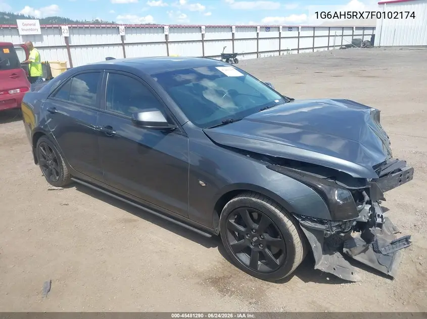 2015 Cadillac Ats Luxury VIN: 1G6AH5RX7F0102174 Lot: 45481290
