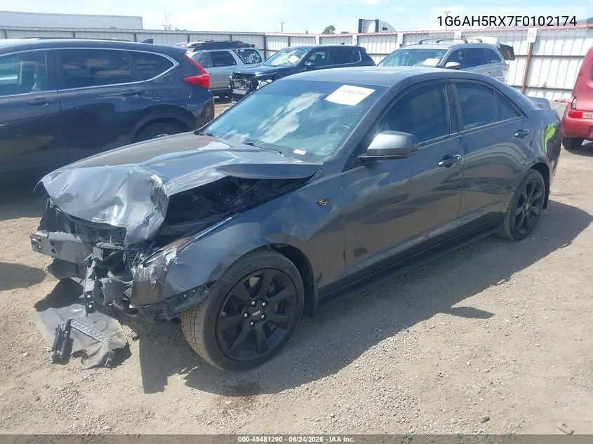 2015 Cadillac Ats Luxury VIN: 1G6AH5RX7F0102174 Lot: 45481290
