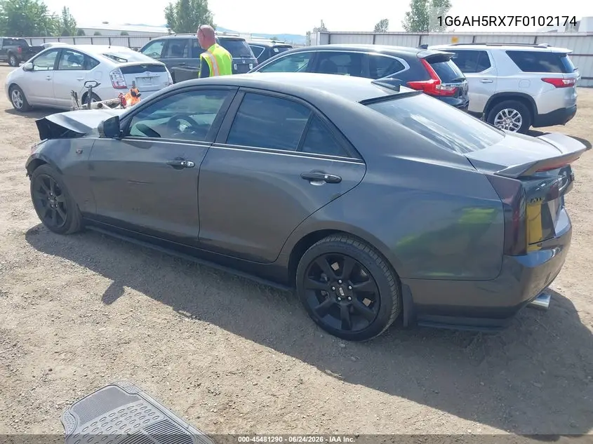 2015 Cadillac Ats Luxury VIN: 1G6AH5RX7F0102174 Lot: 45481290