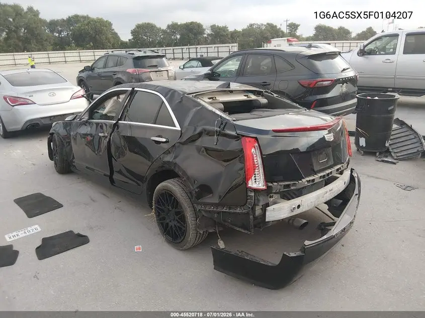 2015 Cadillac Ats Performance VIN: 1G6AC5SX5F0104207 Lot: 45520718