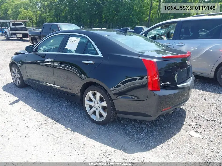 2015 Cadillac Ats Performance VIN: 1G6AJ5SX5F0119148 Lot: 45527814