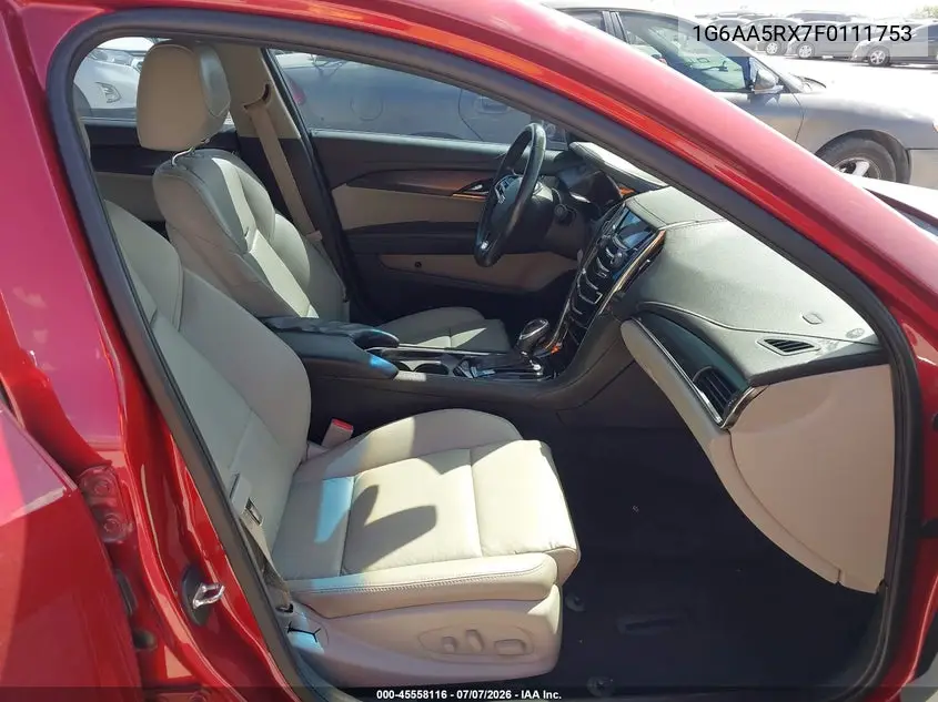 2015 Cadillac Ats Standard VIN: 1G6AA5RX7F0111753 Lot: 45558116