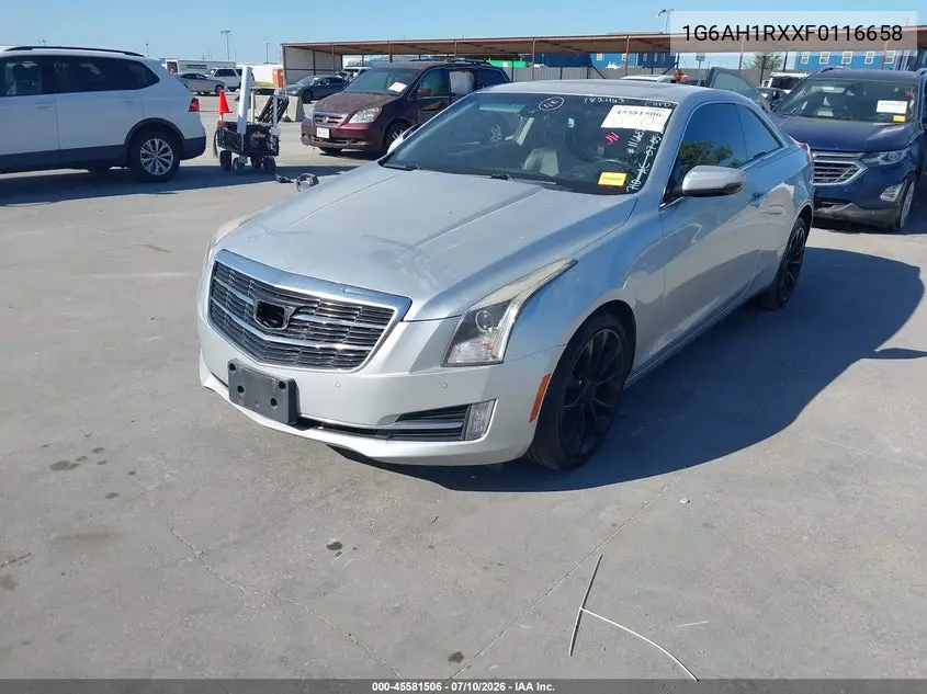 2015 Cadillac Ats Luxury VIN: 1G6AH1RXXF0116658 Lot: 45581506