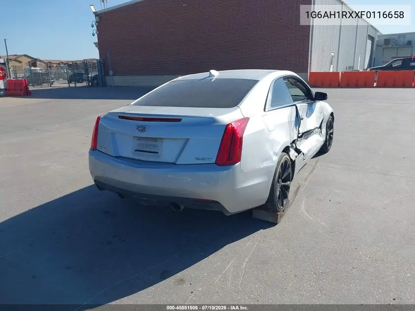 2015 Cadillac Ats Luxury VIN: 1G6AH1RXXF0116658 Lot: 45581506