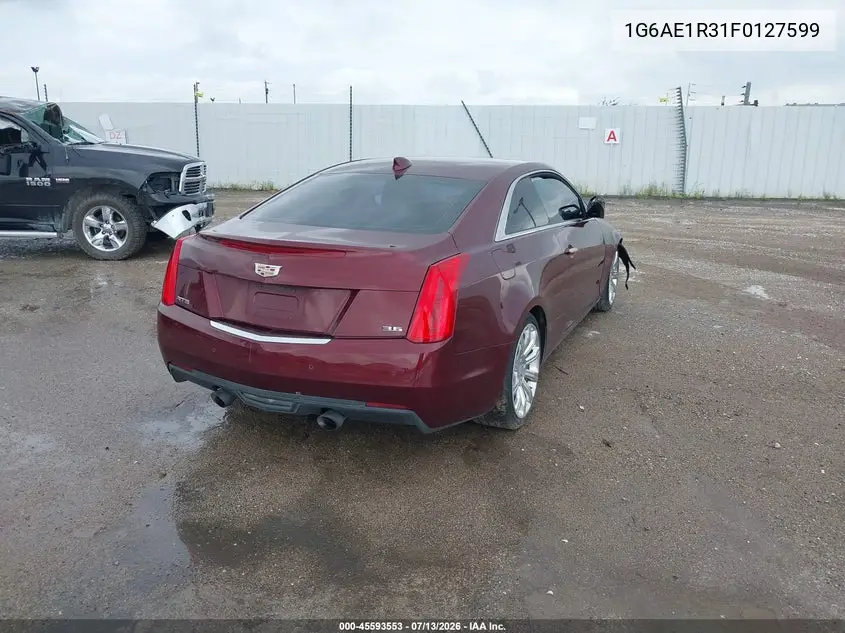 2015 Cadillac Ats Premium VIN: 1G6AE1R31F0127599 Lot: 45593553