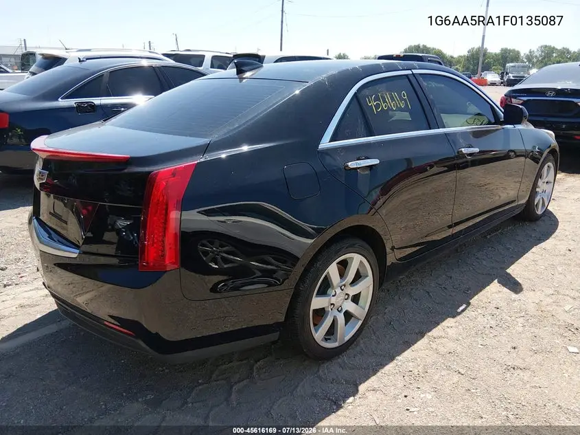 2015 Cadillac Ats Standard VIN: 1G6AA5RA1F0135087 Lot: 45616169