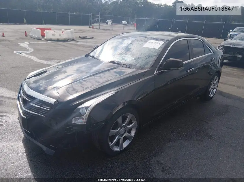 2015 Cadillac Ats Luxury VIN: 1G6AB5RA0F0136471 Lot: 45623721