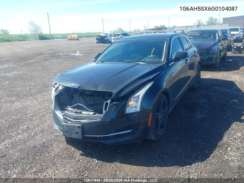 2016 Cadillac Ats Luxury VIN: 1G6AH5SX6G0104087 Lot: 12617448