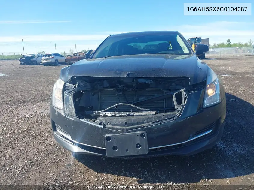 2016 Cadillac Ats Luxury VIN: 1G6AH5SX6G0104087 Lot: 12617448
