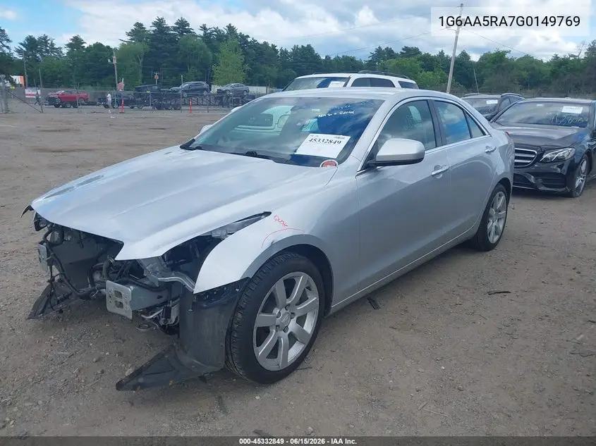 2016 Cadillac Ats Standard VIN: 1G6AA5RA7G0149769 Lot: 45332849