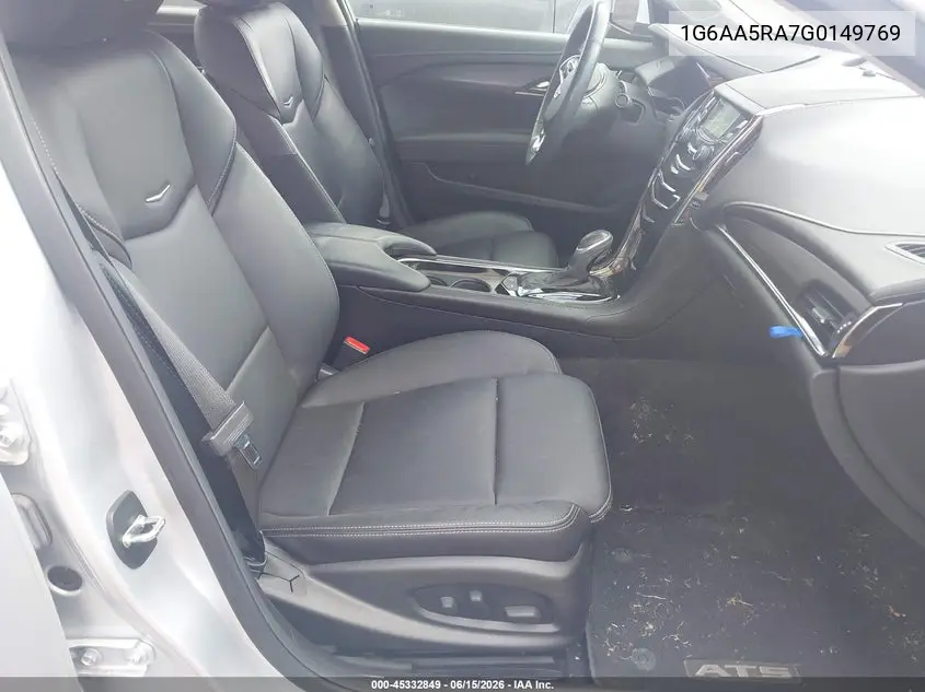 2016 Cadillac Ats Standard VIN: 1G6AA5RA7G0149769 Lot: 45332849