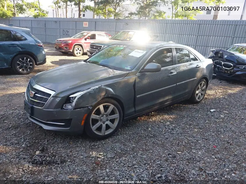 2016 Cadillac Ats Standard VIN: 1G6AA5RA7G0103097 Lot: 45364229