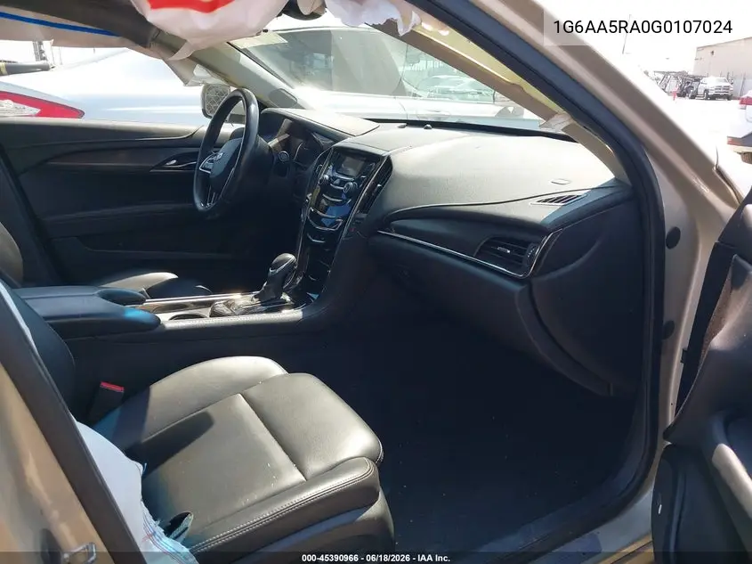 2016 Cadillac Ats Standard VIN: 1G6AA5RA0G0107024 Lot: 45390966