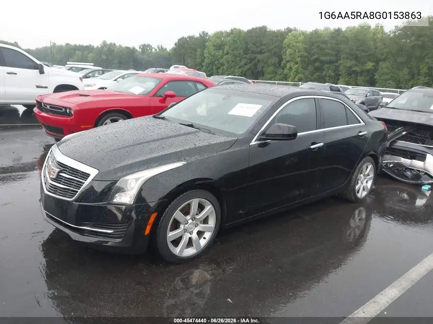 2016 Cadillac Ats Standard VIN: 1G6AA5RA8G0153863 Lot: 45474440