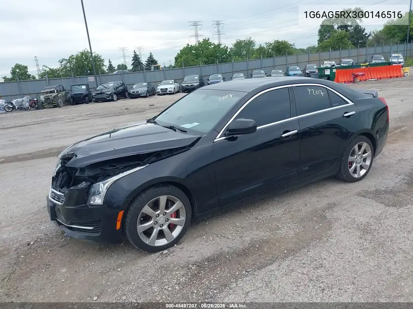 2016 Cadillac Ats Standard VIN: 1G6AG5RX3G0146516 Lot: 45497207