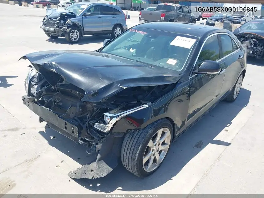 2016 Cadillac Ats Luxury Collection VIN: 1G6AB5SX0G0100845 Lot: 45543947
