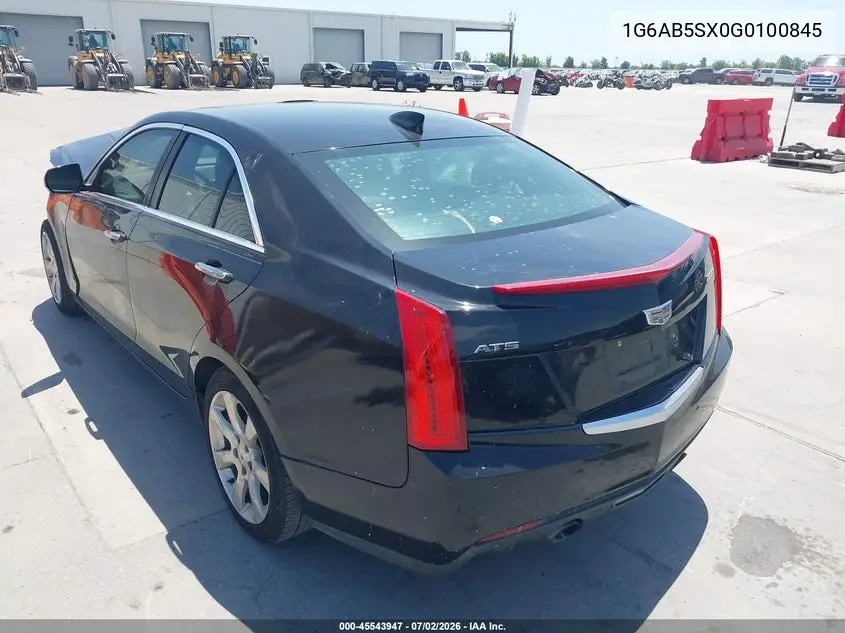 2016 Cadillac Ats Luxury Collection VIN: 1G6AB5SX0G0100845 Lot: 45543947