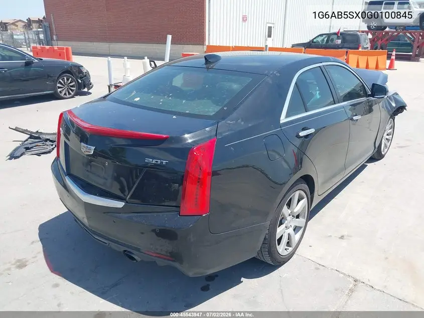 2016 Cadillac Ats Luxury Collection VIN: 1G6AB5SX0G0100845 Lot: 45543947