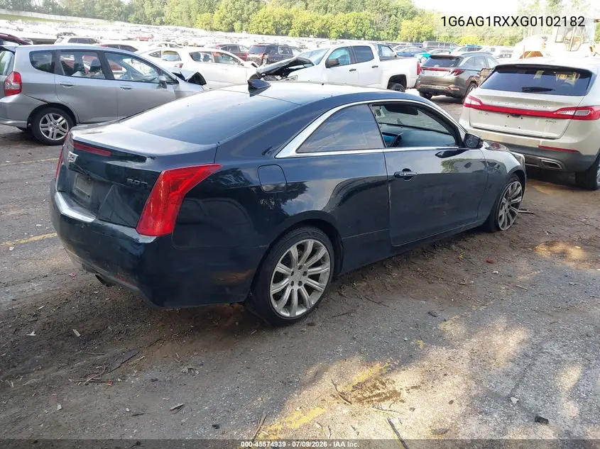 2016 Cadillac Ats Turbo Standard VIN: 1G6AG1RXXG0102182 Lot: 45574939