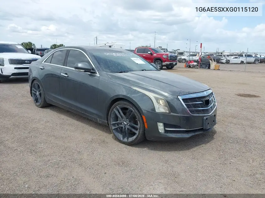 2016 Cadillac Ats Premium Collection VIN: 1G6AE5SXXG0115120 Lot: 45583498
