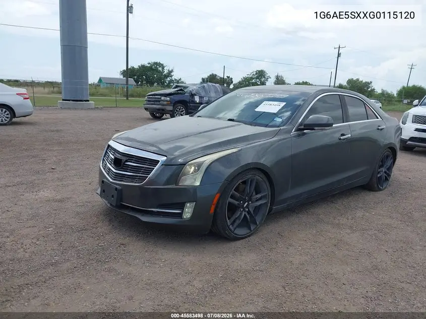 2016 Cadillac Ats Premium Collection VIN: 1G6AE5SXXG0115120 Lot: 45583498