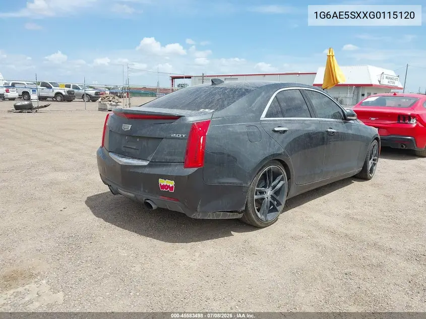 2016 Cadillac Ats Premium Collection VIN: 1G6AE5SXXG0115120 Lot: 45583498