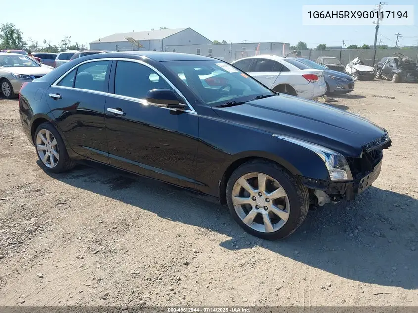 2016 Cadillac Ats Luxury Collection VIN: 1G6AH5RX9G0117194 Lot: 45612944