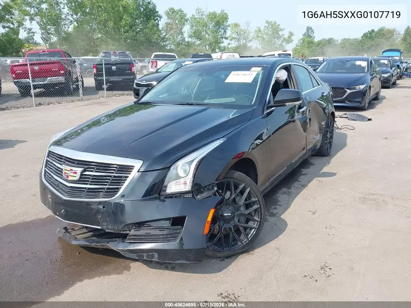2016 Cadillac Ats Luxury Collection VIN: 1G6AH5SXXG0107719 Lot: 45624695