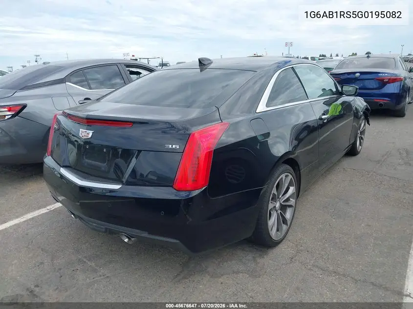2016 Cadillac Ats Luxury Collection VIN: 1G6AB1RS5G0195082 Lot: 45676647