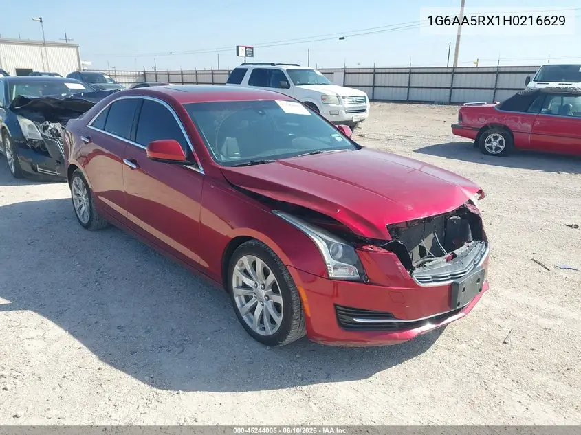 2017 Cadillac Ats Standard VIN: 1G6AA5RX1H0216629 Lot: 45244005