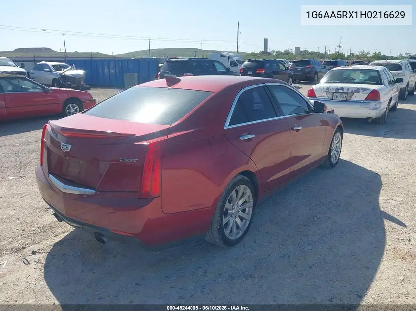 2017 Cadillac Ats Standard VIN: 1G6AA5RX1H0216629 Lot: 45244005