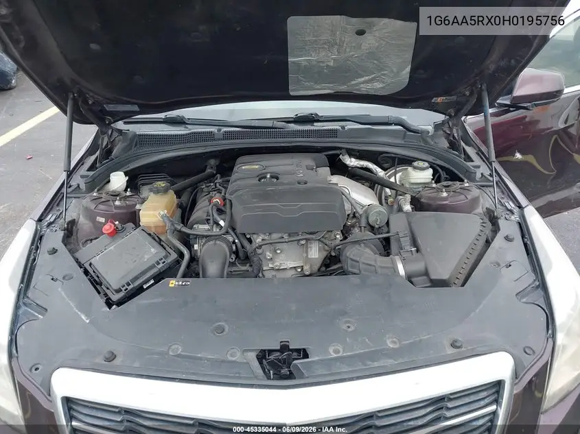 2017 Cadillac Ats Standard VIN: 1G6AA5RX0H0195756 Lot: 45335044