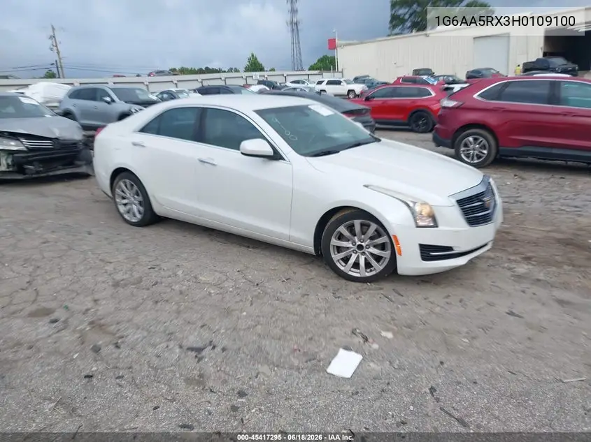 2017 Cadillac Ats Standard VIN: 1G6AA5RX3H0109100 Lot: 45417295