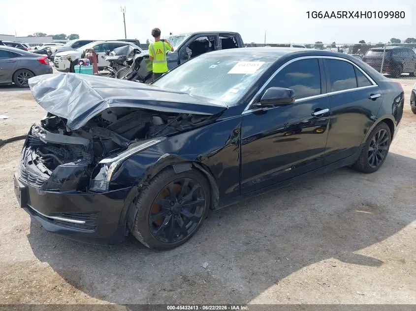 2017 Cadillac Ats Standard VIN: 1G6AA5RX4H0109980 Lot: 45432413