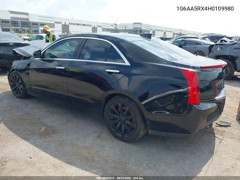2017 Cadillac Ats Standard VIN: 1G6AA5RX4H0109980 Lot: 45432413