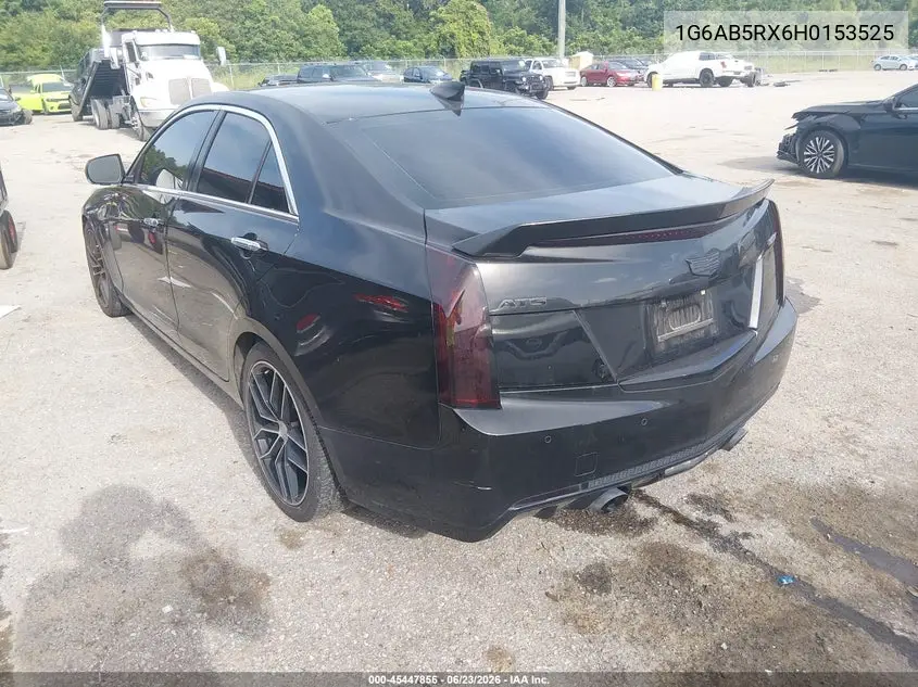 2017 Cadillac Ats Luxury VIN: 1G6AB5RX6H0153525 Lot: 45447856