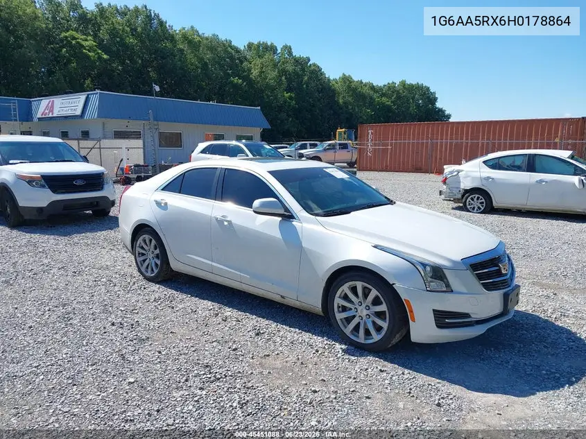 2017 Cadillac Ats Standard VIN: 1G6AA5RX6H0178864 Lot: 45451088