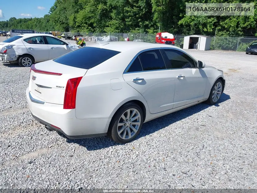 2017 Cadillac Ats Standard VIN: 1G6AA5RX6H0178864 Lot: 45451088