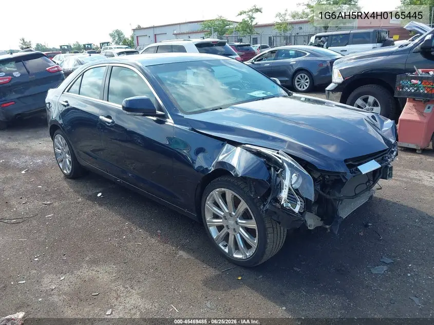 2017 Cadillac Ats Luxury VIN: 1G6AH5RX4H0165445 Lot: 45469485