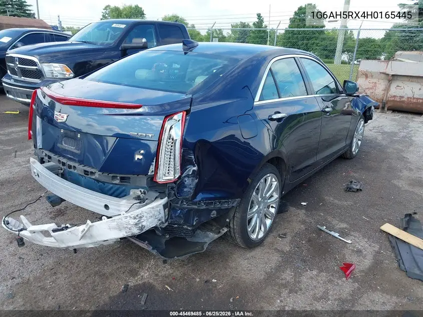 2017 Cadillac Ats Luxury VIN: 1G6AH5RX4H0165445 Lot: 45469485